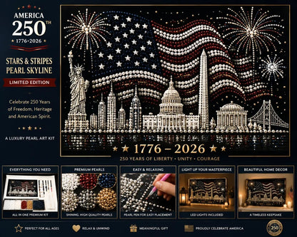 🔥Last Day 50% OFF🦅America 250th Anniversary Pearl Art Kit