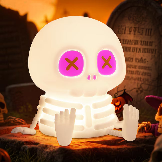 🔥 Last Day 49% OFF👻Halloween Skull Night Light 🎃🦇