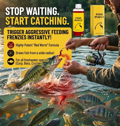 Concentrated Fish Attractant Liquid – Fast-Acting Red Worm Bait Additive for Freshwater Fishing, Enhances Scent & Improves Bite Response (100ml)