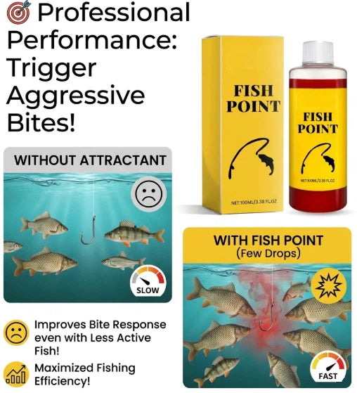 Concentrated Fish Attractant Liquid – Fast-Acting Red Worm Bait Additive for Freshwater Fishing, Enhances Scent & Improves Bite Response (100ml)