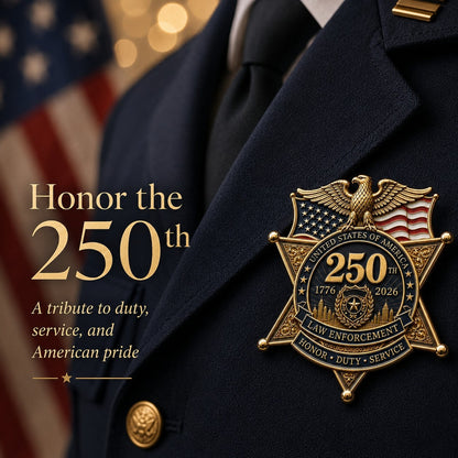 🔥49% OFF – America 250 Law Enforcement Tribute Brooch 🇺🇸