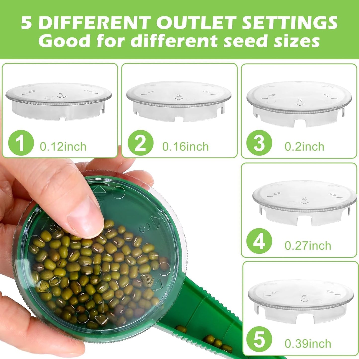 Transform Your Garden🌱 - ✨Professional Garden Dibber – Effortless Seed Planting Tool