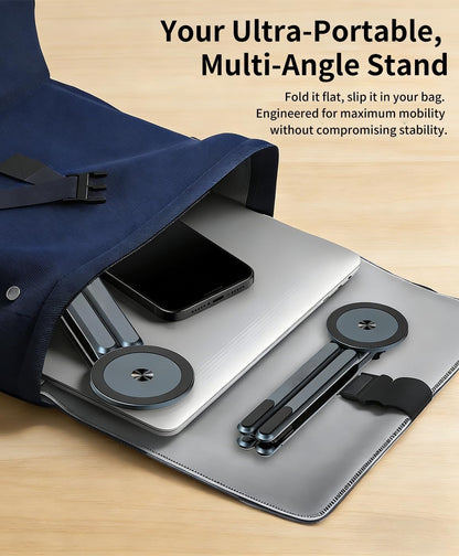 🎁Last Day 70% OFF 🔥3-in-1 Magnetic Foldable Laptop Stand