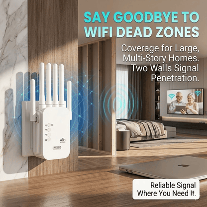 🔥Last Day 70% OFF🔥The Velocity Prime: 1200Mbps Ultra-Speed WiFi Repeater