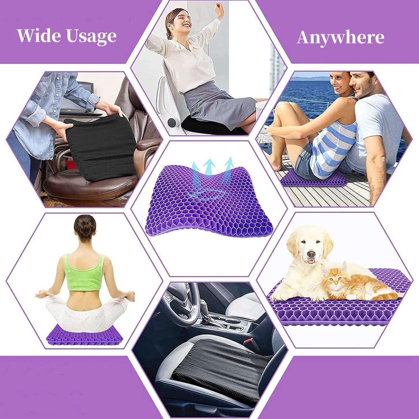 🔥49% OFF✨ Ergonomic Silicone Seat Cushion – Relief You Can Feel