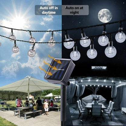 49% OFF🔥- Solar Powered LED Outdoor String Lights