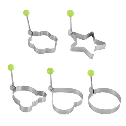 5 Counts Set Fried Egg Rings Molds, Multifunctional Breakfast Tool