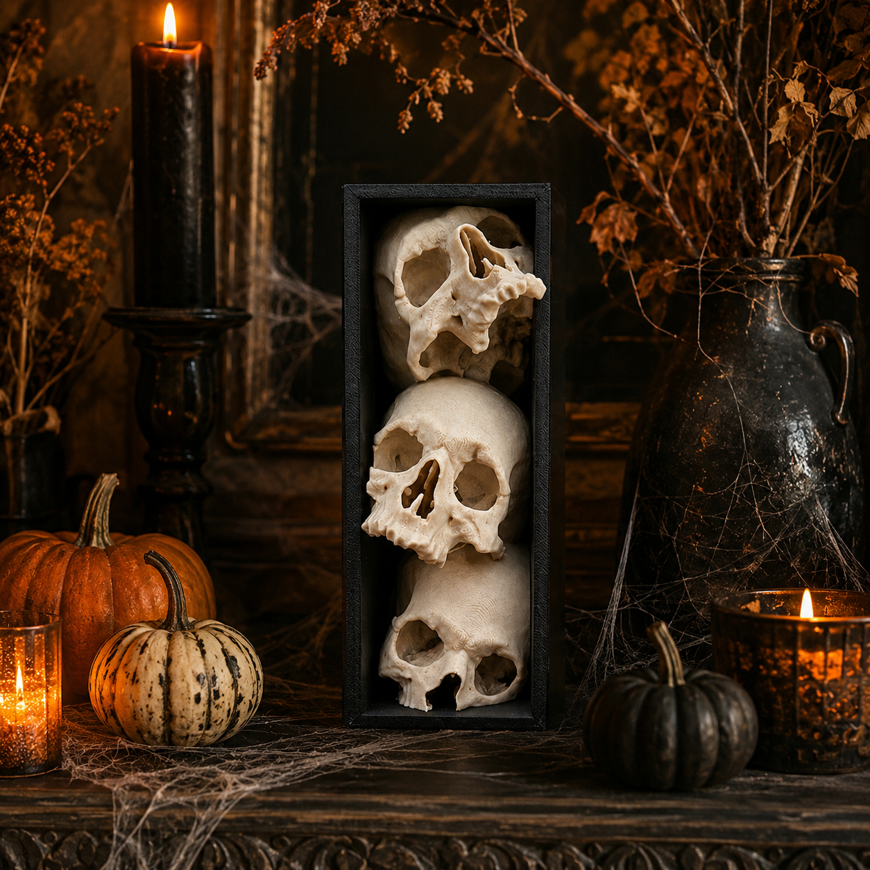 Pile of Skulls Book nook