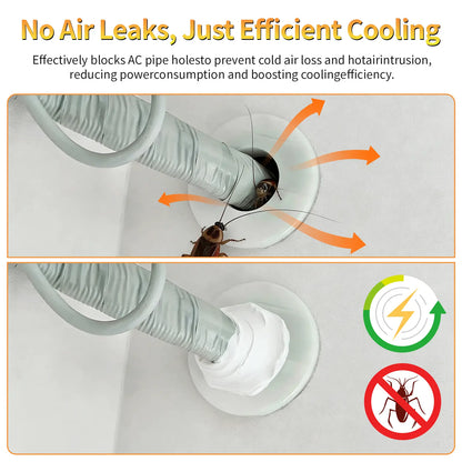 10Pcs Professional Sealant Clay - Waterproof & Anti-Insect Wall Hole Filler Mud, Sticky Pipe Repair Putty for Air Conditioning Holes & Wall Cracks, Non-Toxic Quick Drying Mastic for Home Repair