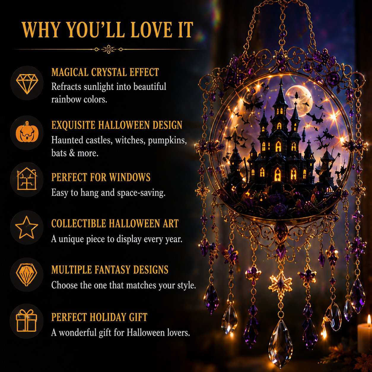 🎁Halloween Special Offer 50% OFF –🏰🎃Halloween Crystal Window Decoration
