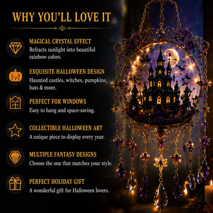 🎁Halloween Special Offer 50% OFF –🏰🎃Halloween Crystal Window Decoration