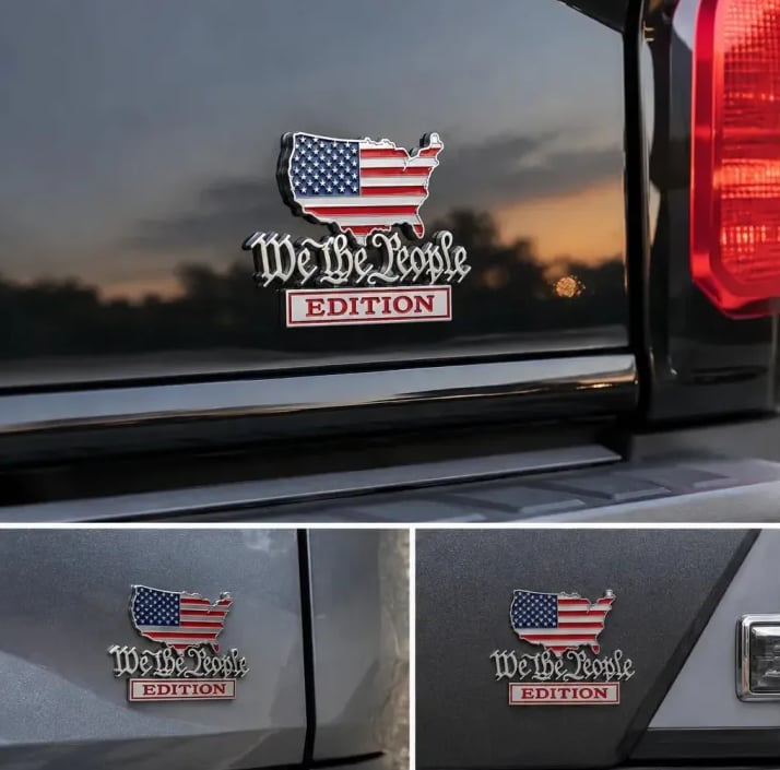 🔥LAST DAY 50% OFF🔥Patriot Flag Edition Metal Car Emblem Badge