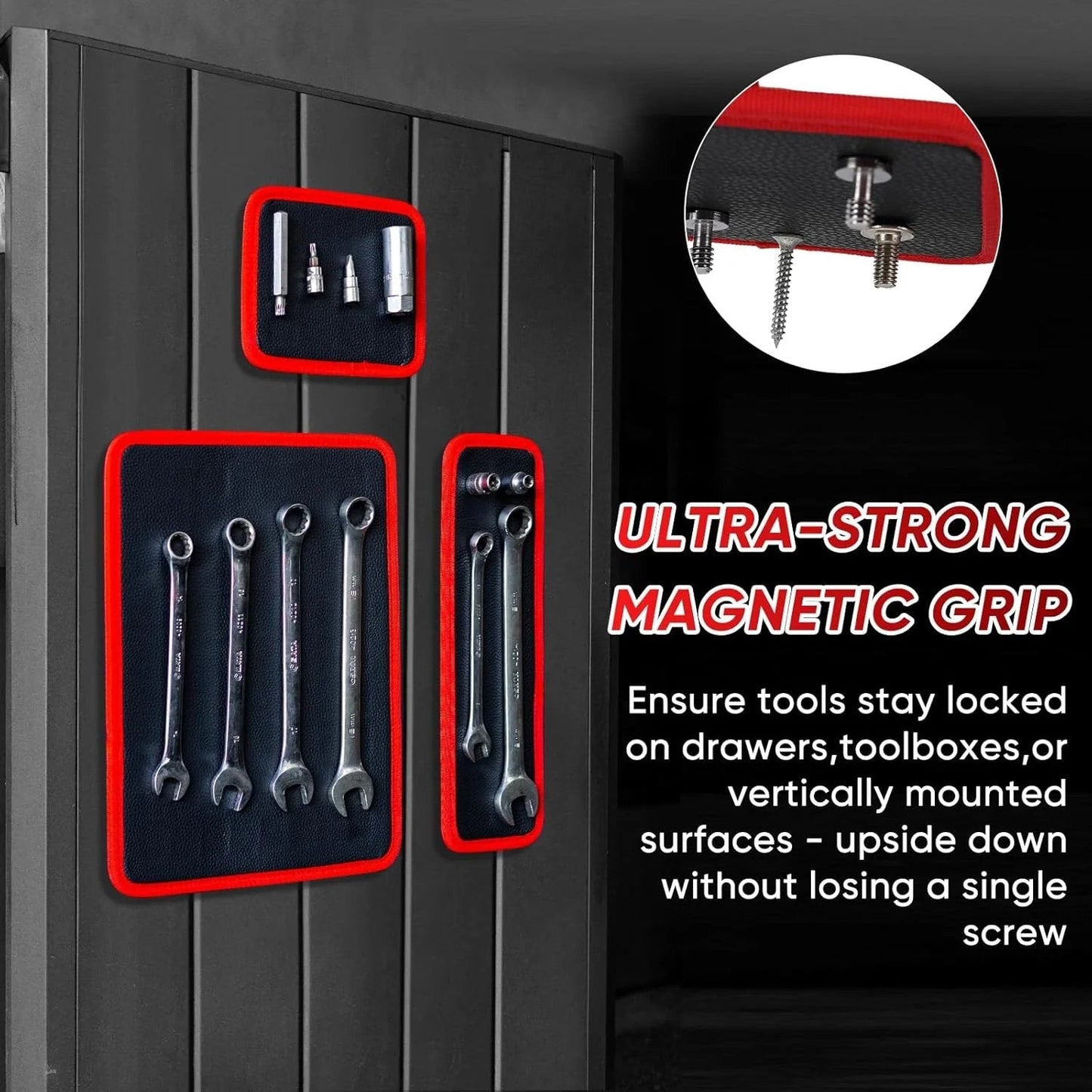 🧲Magnetic Tool Tray & Mat – IP-Safe, Flexible, Non-Slip Workshop Organizer🎁