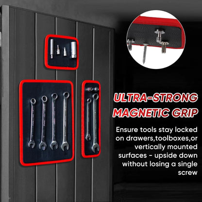 🧲Magnetic Tool Tray & Mat – IP-Safe, Flexible, Non-Slip Workshop Organizer🎁
