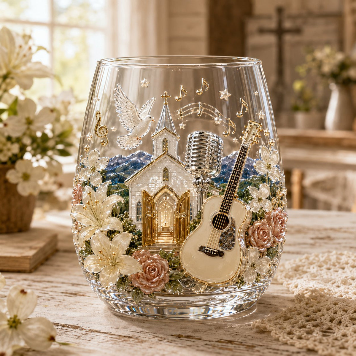 🤠 Queen of Country 1946–2026 3D Glass Collection | 8 Dolly-Inspired Country Designs with Raised Guitars, Butterflies, Boots, Florals & Vintage Music Details 🎸✨