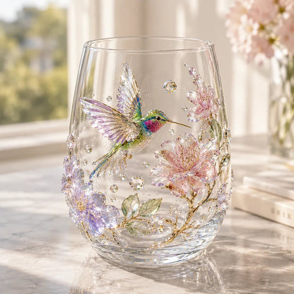 🔥✨ 3D Animal Floral Glass Tumbler | For Prettier Sips, Sunlight-Catching Details, Nature Charm & Elegant Everyday Drink Vibes 🌸🐾