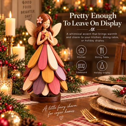 🔥 Last Day 50% OFF-🧚 Fairy Bloom Trivet – Folding Fairy Décor & Heat-Resistant Table Protector