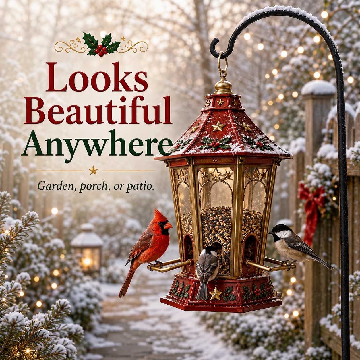 🎄 Christmas Bird Feeder Collection™ – Festive Hanging Garden Feeders for Wild Birds