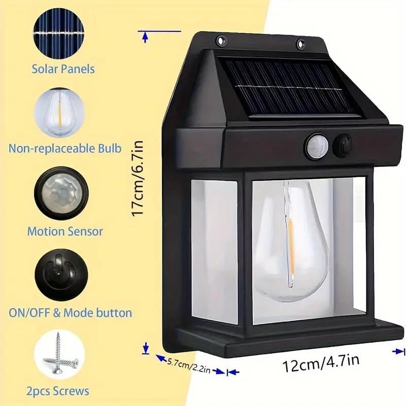 🎁Hot Sale Promotion 58% OFF🔥 Solar Outdoor Wall Lights with Motion Sensor