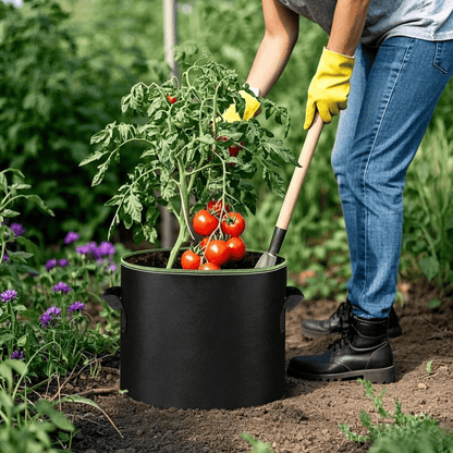 ⭐🌱 5-Pack 5 Gallon Grow Bags – Heavy Duty Aeration Fabric Pots with Handles for Vegetables, Flowers & Fruits 🪴