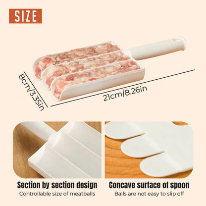 🔥49% OFF! Triple Meatball Maker – Shape 4 Perfect Meatballs at Once for Pasta, Soup & Hot Pot🛒