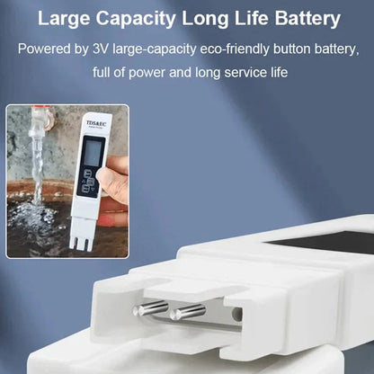 4-in-1 Digital TDS Water Quality Tester - Measures TDS, EC, Temperature (°C/°F) | 0-9990 ppm Range
