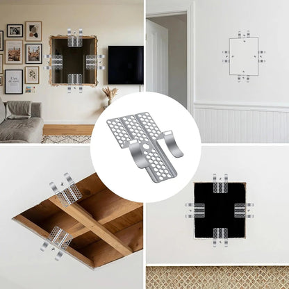 🛠️🔩No-Stud Drywall Repair Clips | Professional Wall Hole Repair Kit
