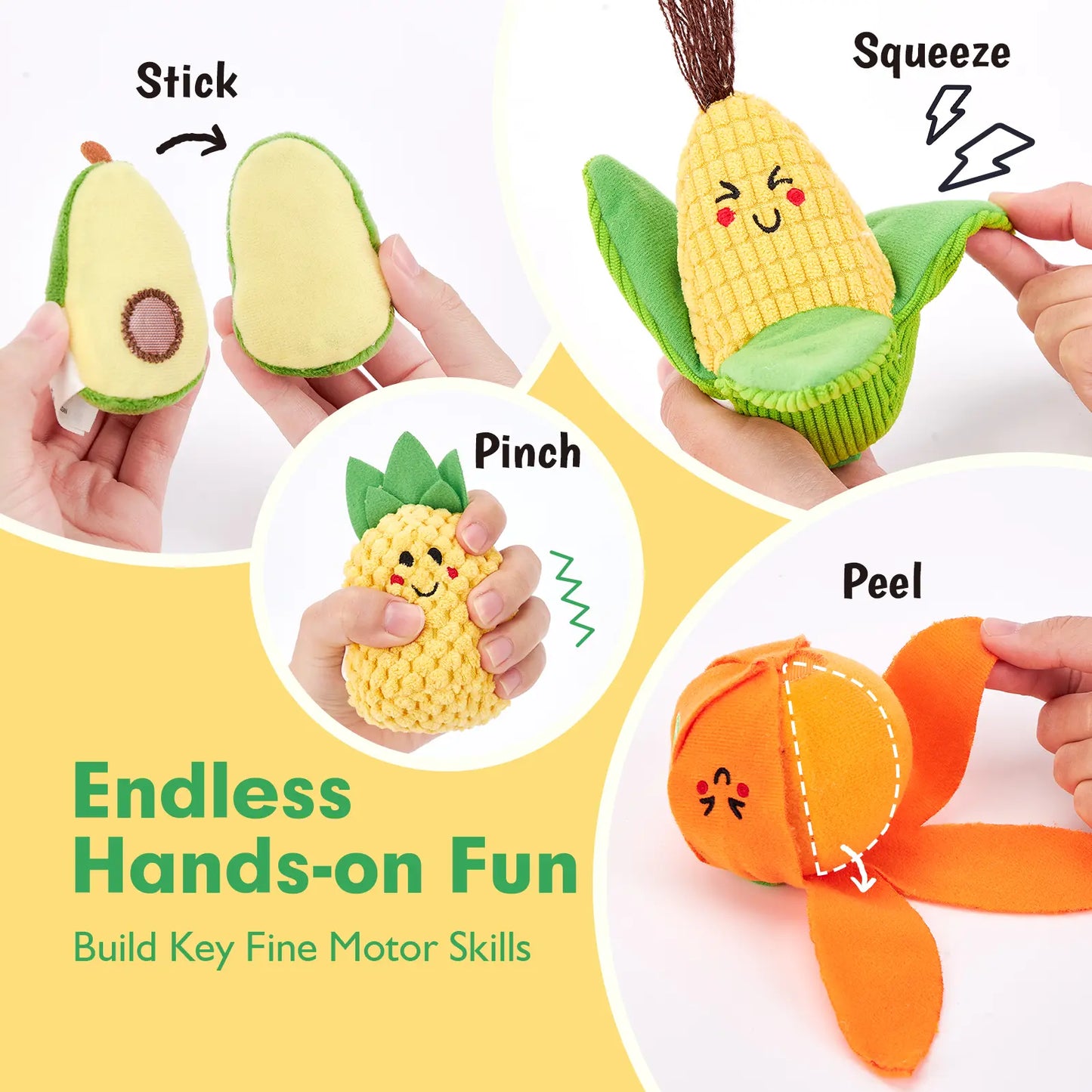 👶✨ Learn Through Play 🥕🍓 - Baby Sensory Sorting Toy (6–12 Months)-Limited Time Offer ⏰