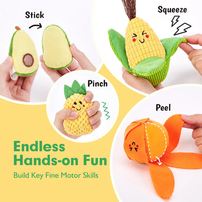 👶✨ Learn Through Play 🥕🍓 - Baby Sensory Sorting Toy (6–12 Months)-Limited Time Offer ⏰