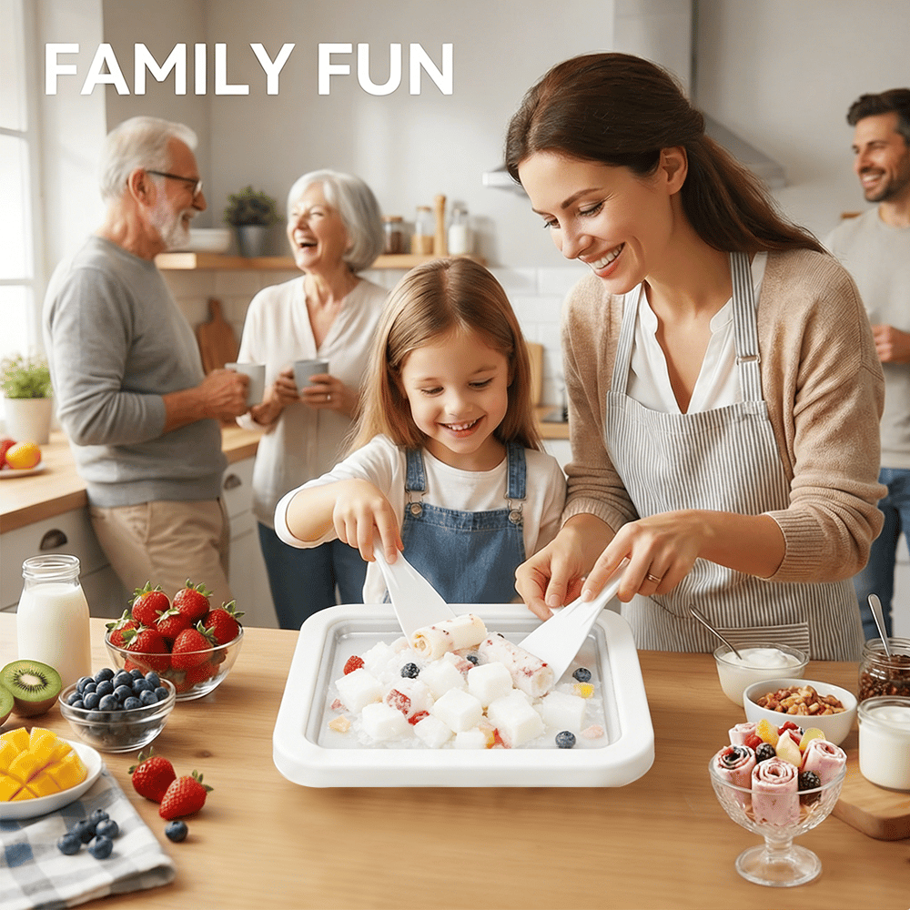 🍦 Rolled Ice Cream Maker Kit