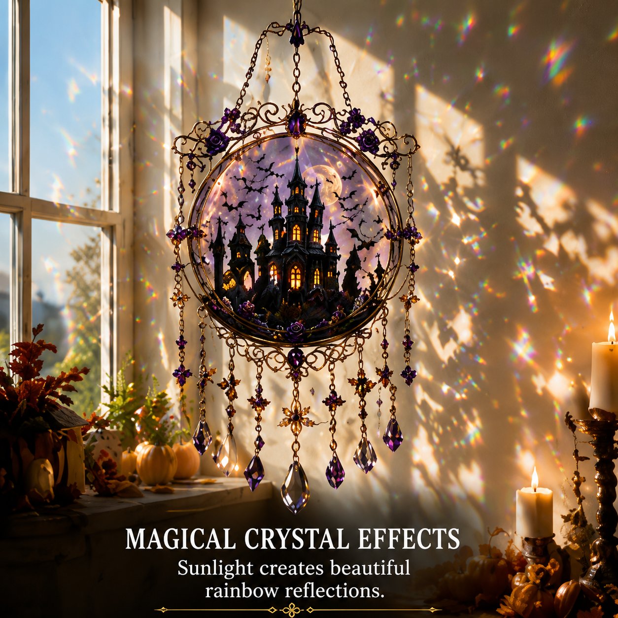 🎁Halloween Special Offer 50% OFF –🏰🎃Halloween Crystal Window Decoration