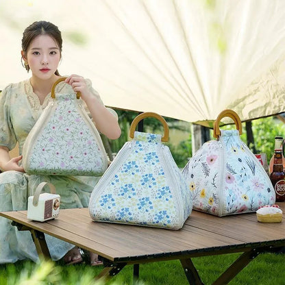 🌿 Foldable Waterproof Picnic Blanket with Carry Handle – Thick Padded Outdoor Mat for Beach, Camping & Travel