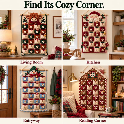 🎄 Christmas Crochet Advent Calendar DIY Kit – 24 Little Surprises, One Cozy Family Tradition