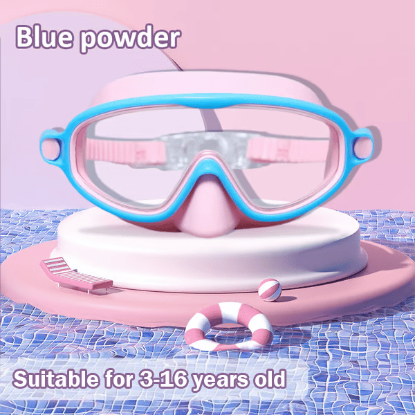 🏊‍♀️Summer is coming🏊‍♀️-HD children's large frame waterproof and anti-fog swimming goggles