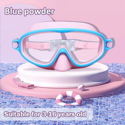 🏊‍♀️Summer is coming🏊‍♀️-HD children's large frame waterproof and anti-fog swimming goggles