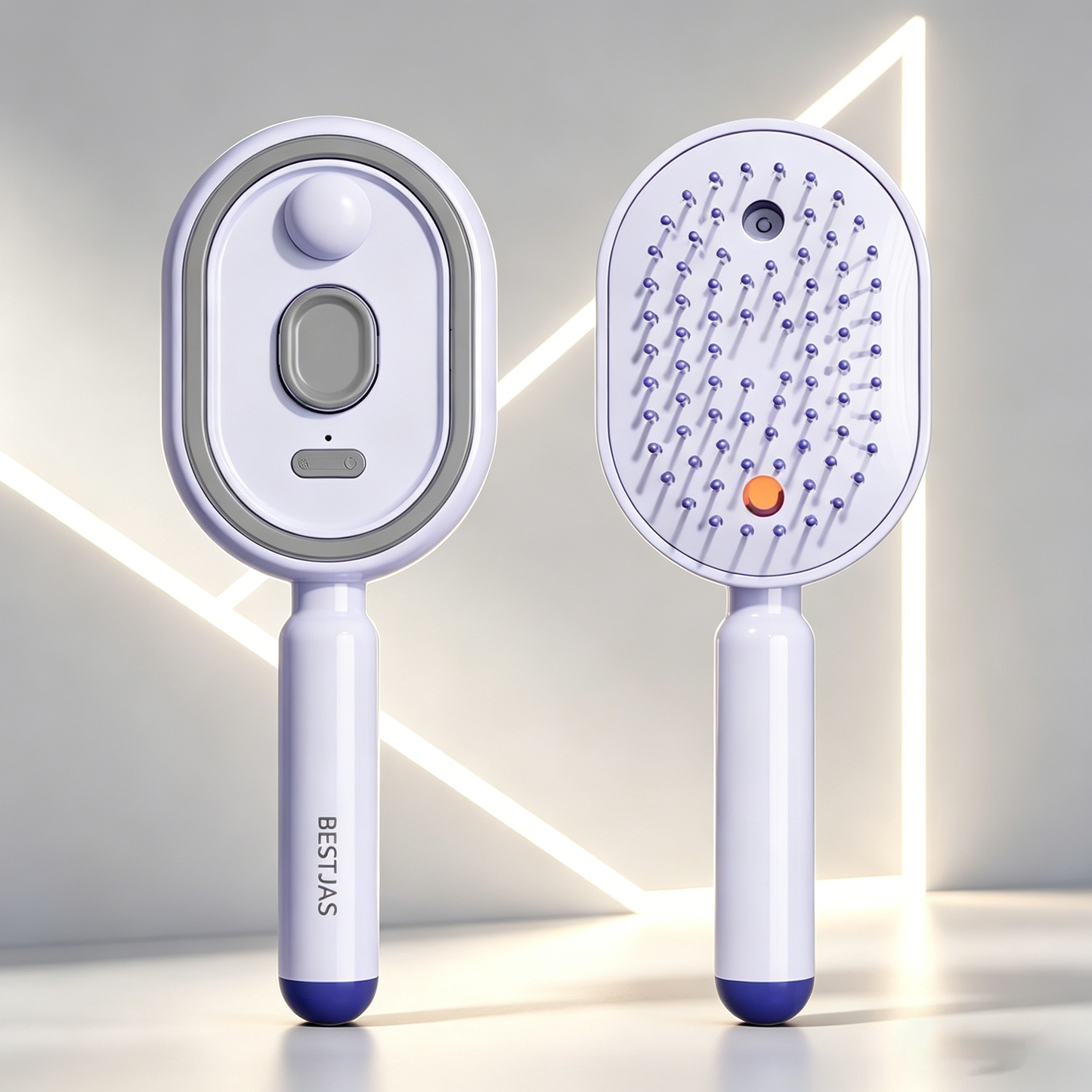 Electric spray airbag detangling comb, anti-static massage comb-Rosemary hair oil included