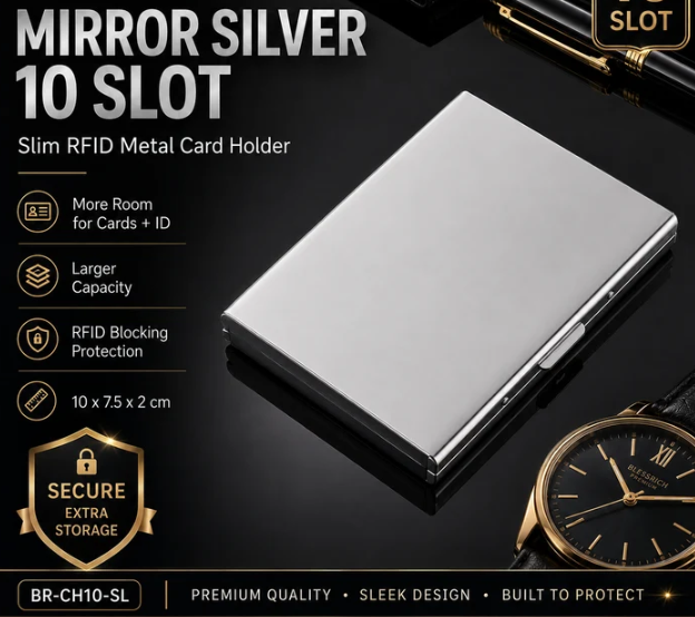 Tyiipro™ RFID Blocking Metal Card Holder