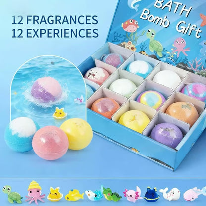 Natural Bath Bombs for Kids with Mega Bubbles