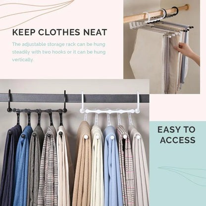 LAST DAY 49% OFF - Multi-functional Pants Rack🔥🔥🔥