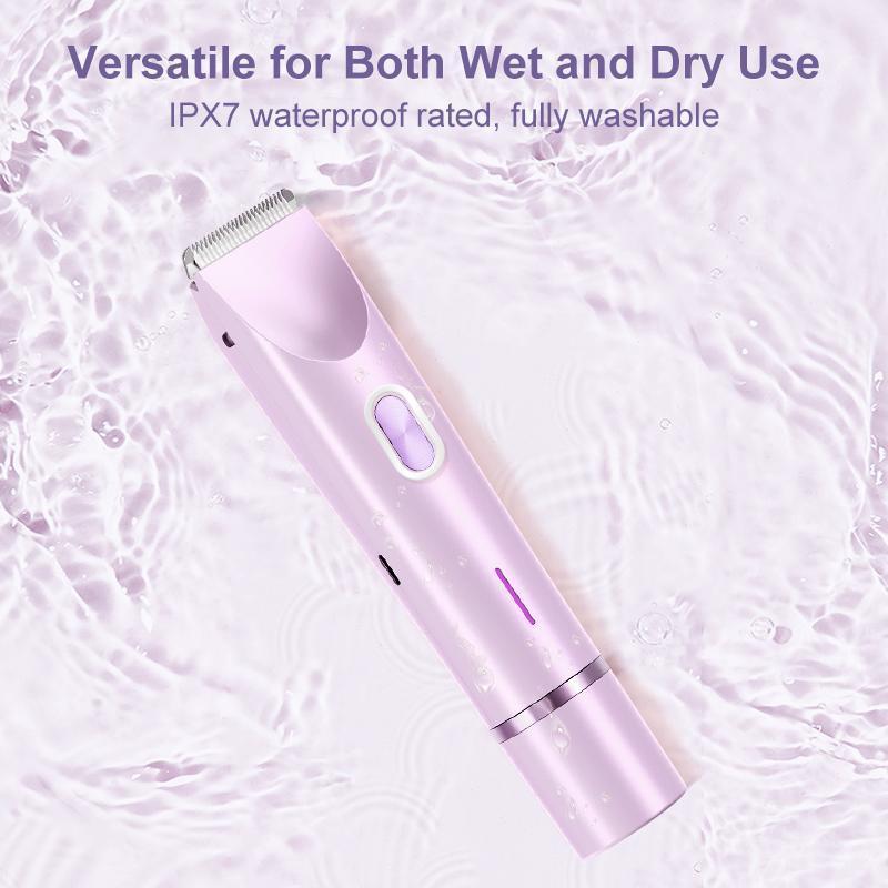 🎀Mother'S Day Gift, 2 in 1 Electric Hair Removal Tool Trimmer for Women