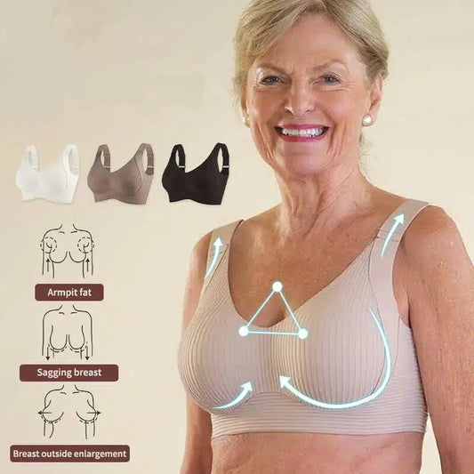 🎁Last Day Discount - 50% OFF🔥Super Firming Wire-Free Push Up Bra All-Day Comfort No More Sagging