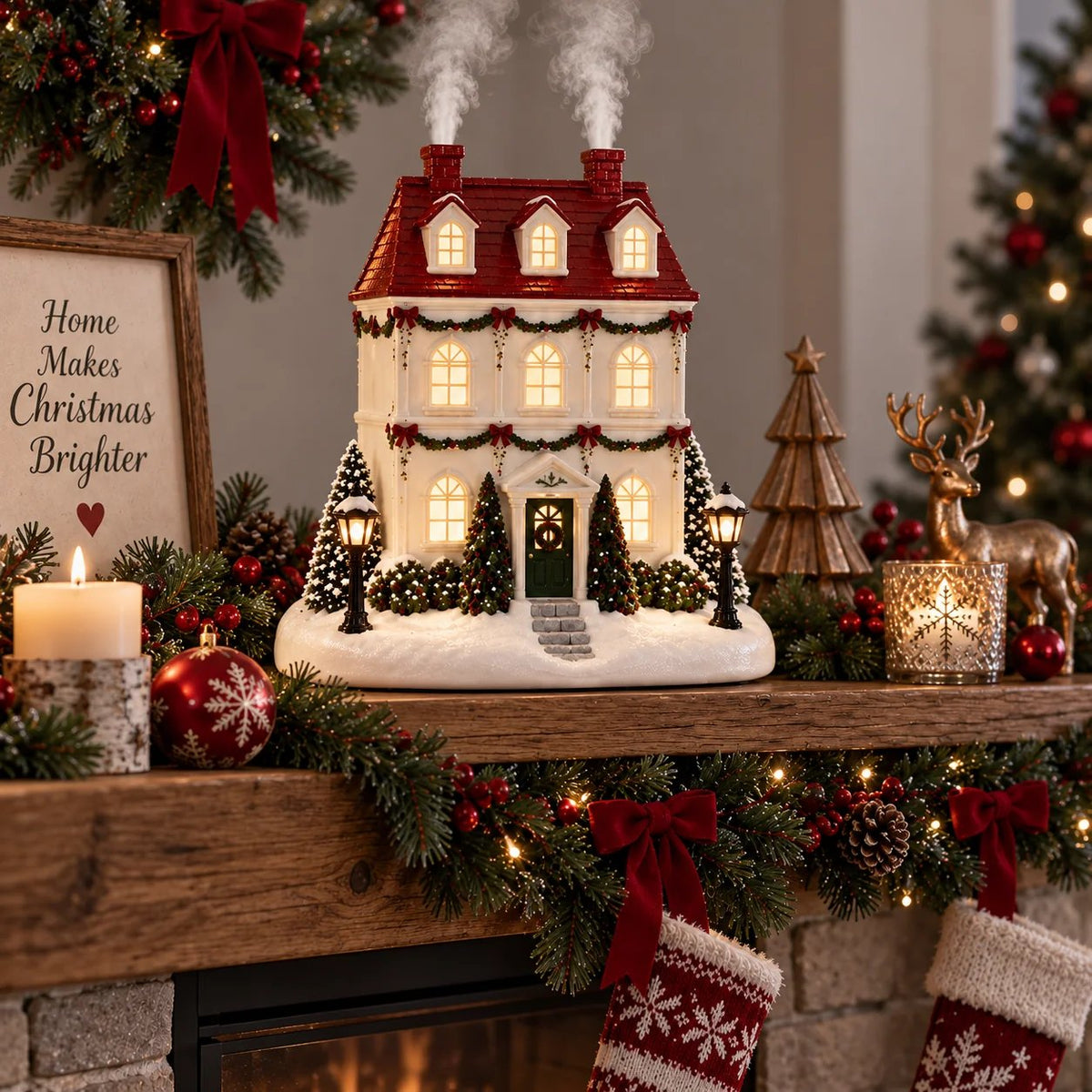 🎄Hot Sale 50%Off🔥 Christmas House Aroma Diffuser