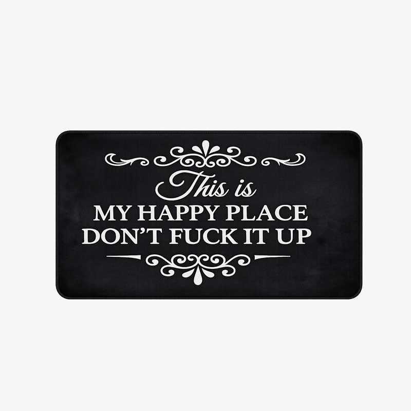 🔥Last Day 49% OFF🔥“This Is My Happy Place” Doormat