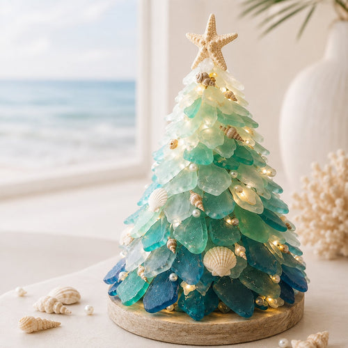 🌊🎄 DIY Sea Glass 3D Christmas Tree Kit