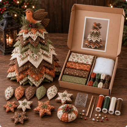 🔥49% Off Last Day -Quilted Christmas Tree DIY Kit