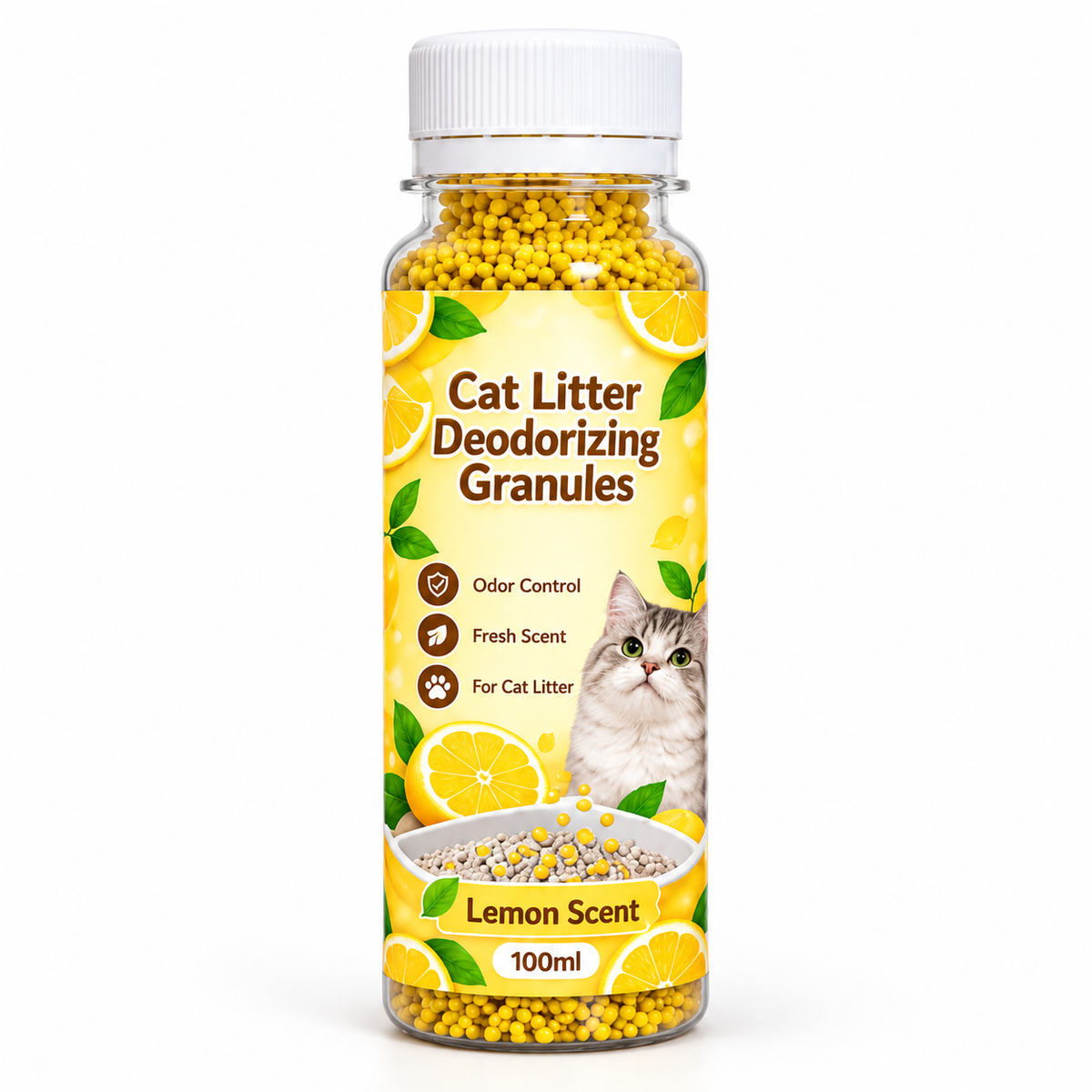 ⏰🏠Cat Litter Deodorizing Granules – Easy Sprinkle-On Odor Control in Five Fresh Scents 🌿🍀