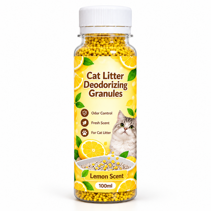 ⏰🏠Cat Litter Deodorizing Granules – Easy Sprinkle-On Odor Control in Five Fresh Scents 🌿🍀