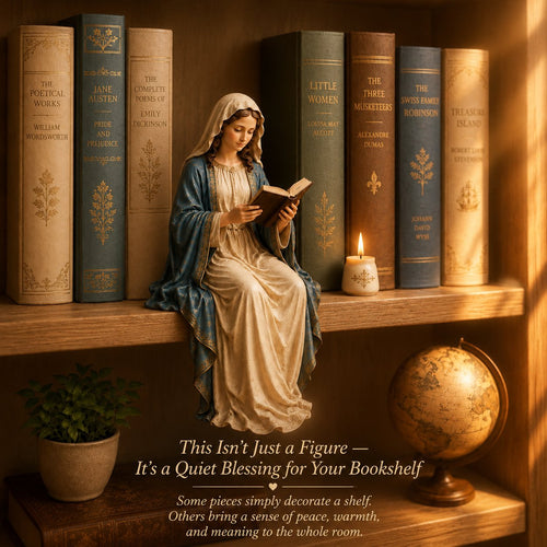 📚🕊️ Bring Divine Peace to Your Library. Virgin Mary Reading Figure — 49% OFF Today