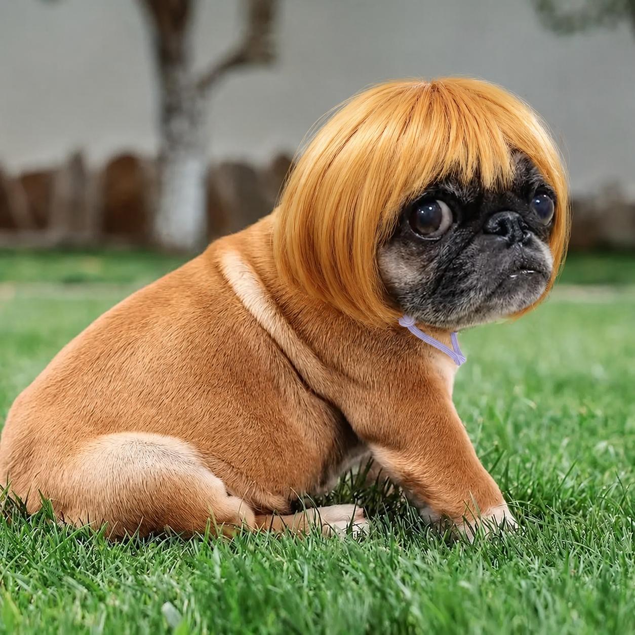 🔥Last Day 49% OFF🐶 Funny Pet Wig Headband for Dogs & Cats