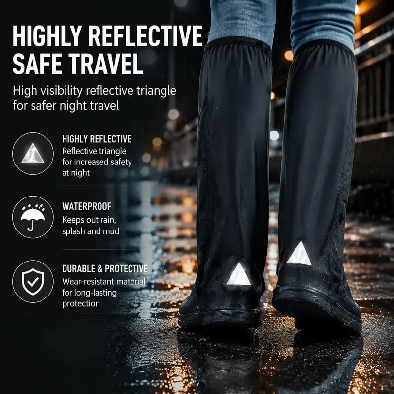 🔥HOT SALE🔥Waterproof Rain Boot Shoe Cover Non-Slip Waterproof Boot Covers 🥾